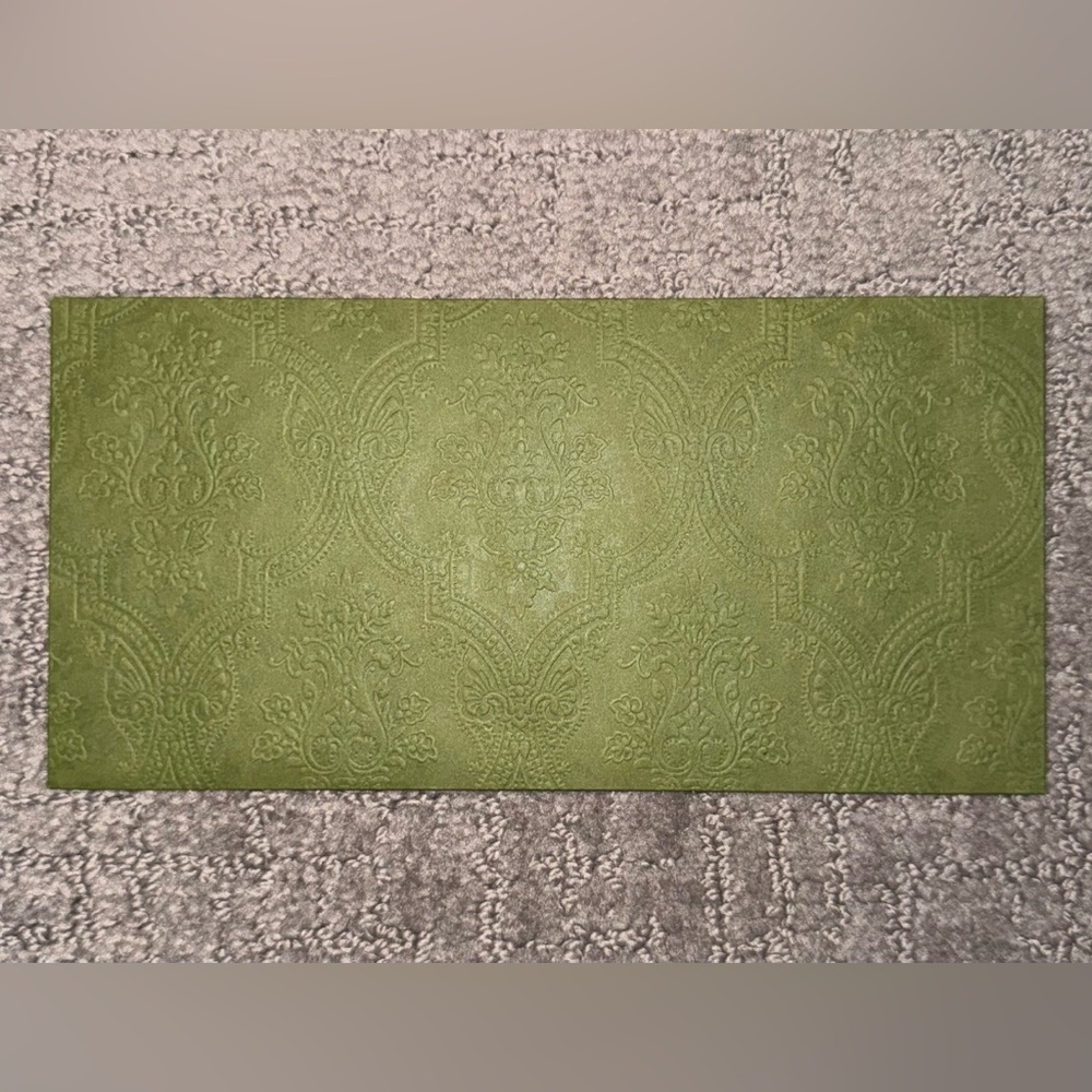 Gucci Green Jacquard Long Envelope